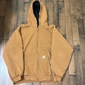 Carhartt zip up hoodie